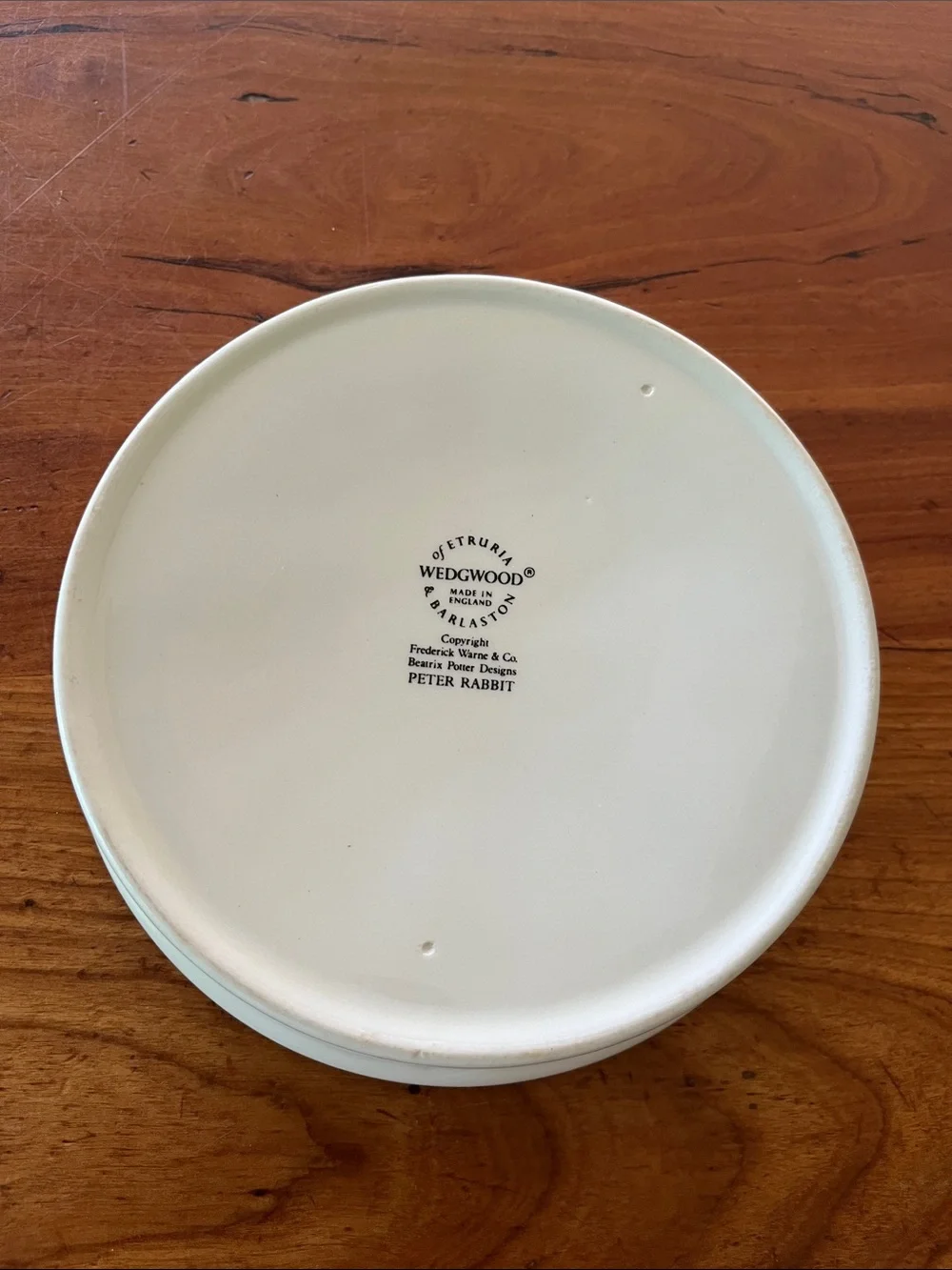 Vintage Wedgewood Peter Rabbit Display Bowl Made In England Porridge Bowl